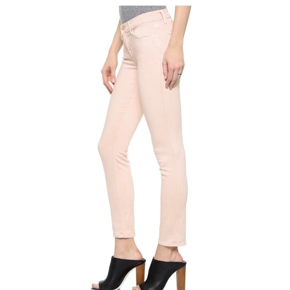 J Brand for Theory Pink Powder Skinny Leg Jeans - Picture 4 of 12